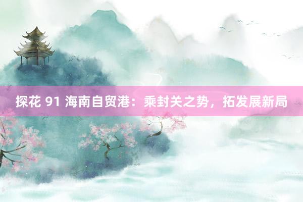 探花 91 海南自贸港：乘封关之势，拓发展新局